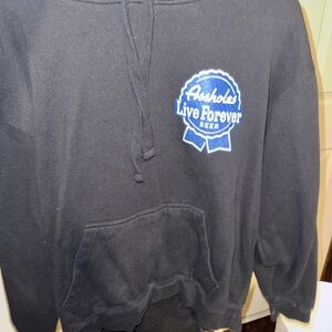 ALF Black Beer Graphic Hoodie